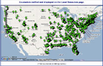 counselor locator coverage map
